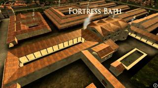 Animation of ancient Roman Fort in Caerleon Wales [upl. by Charissa]