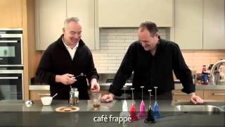 How to make a frappé coffee using an aerolatte milk frother [upl. by Uird]