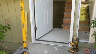 Jeld Wen Front Door Installation  Really crappy products and craftsmanship PART 1 [upl. by Anthony836]