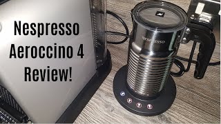 Nespresso Aeroccino 4 Milk Frother Review  Worth upgrading from the Aeroccino 3 [upl. by Mellar900]