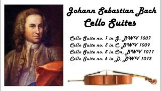 Johann Sebastian Bach  Cello suites in 432 Hz great for reading or studying [upl. by Ettenrahs]