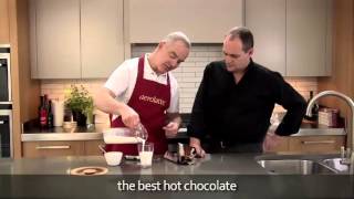 How to make a hot chocolate using an aerolatte milk frother [upl. by Alrats950]