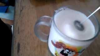 Aerolatte Review Frothing Cold Milk In Under 1 Minute [upl. by Obrien]